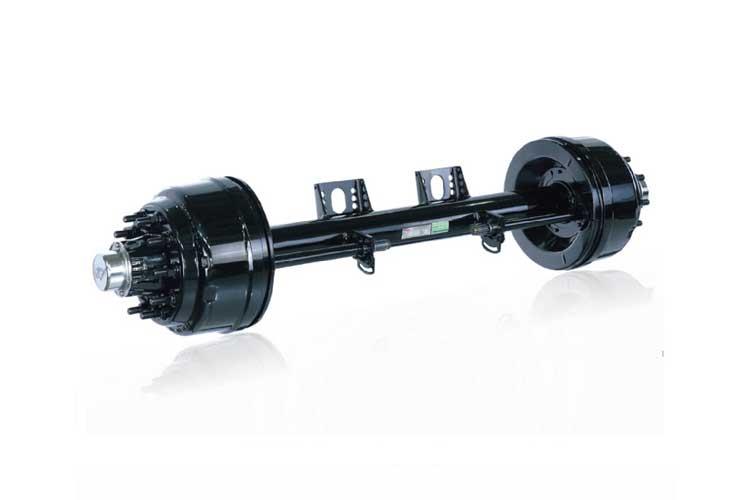Brake drum built in axle